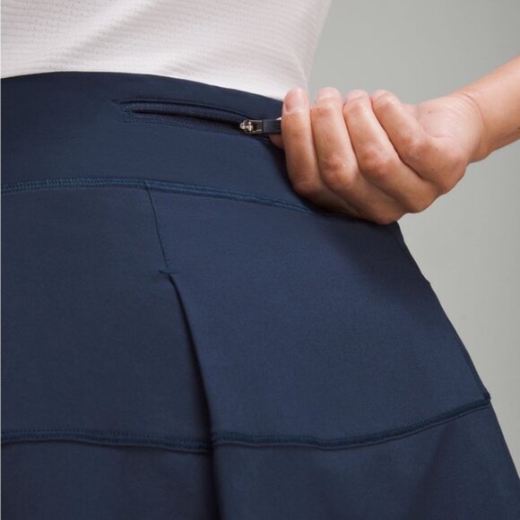 Pace Rival Skirt Long In True Navy - Picture 4 of 6